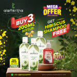 Hair Oil Combo 3×200 ml  with a FREE Hibiscus Shampoo